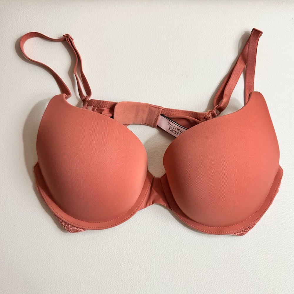 Victoria’s Secret Push-Up Bra – 32C – Terracotta Rose